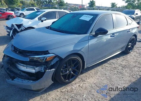 2022 Honda Civic Sport z USA, uszkodzony, nr VIN 19XFL2H8XNE013120